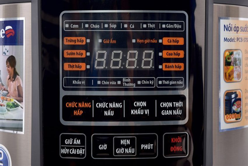 Nồi áp suất điện Bluestone PCB-5758 - Hàng chính hãng