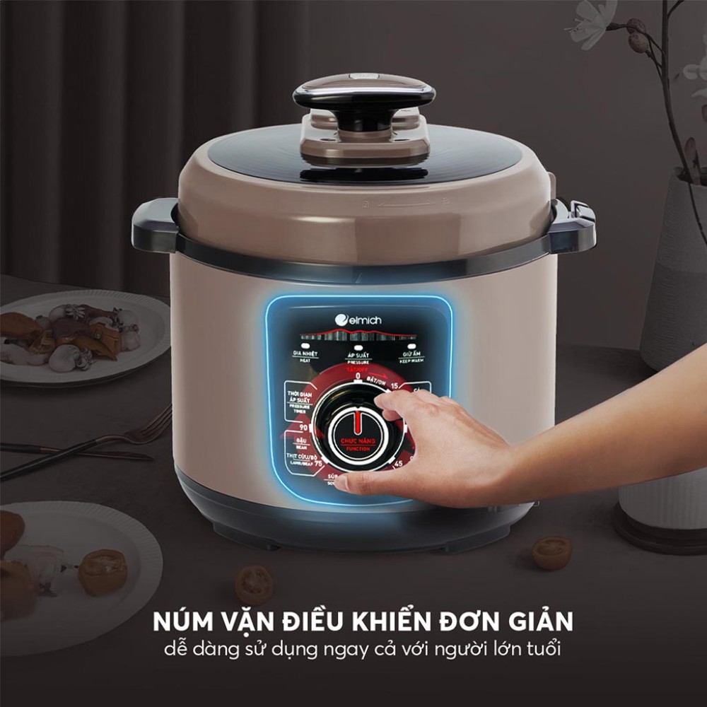 Nồi áp suất điện Elmich PCE-8792 5 lít - Hàng chính hãng
