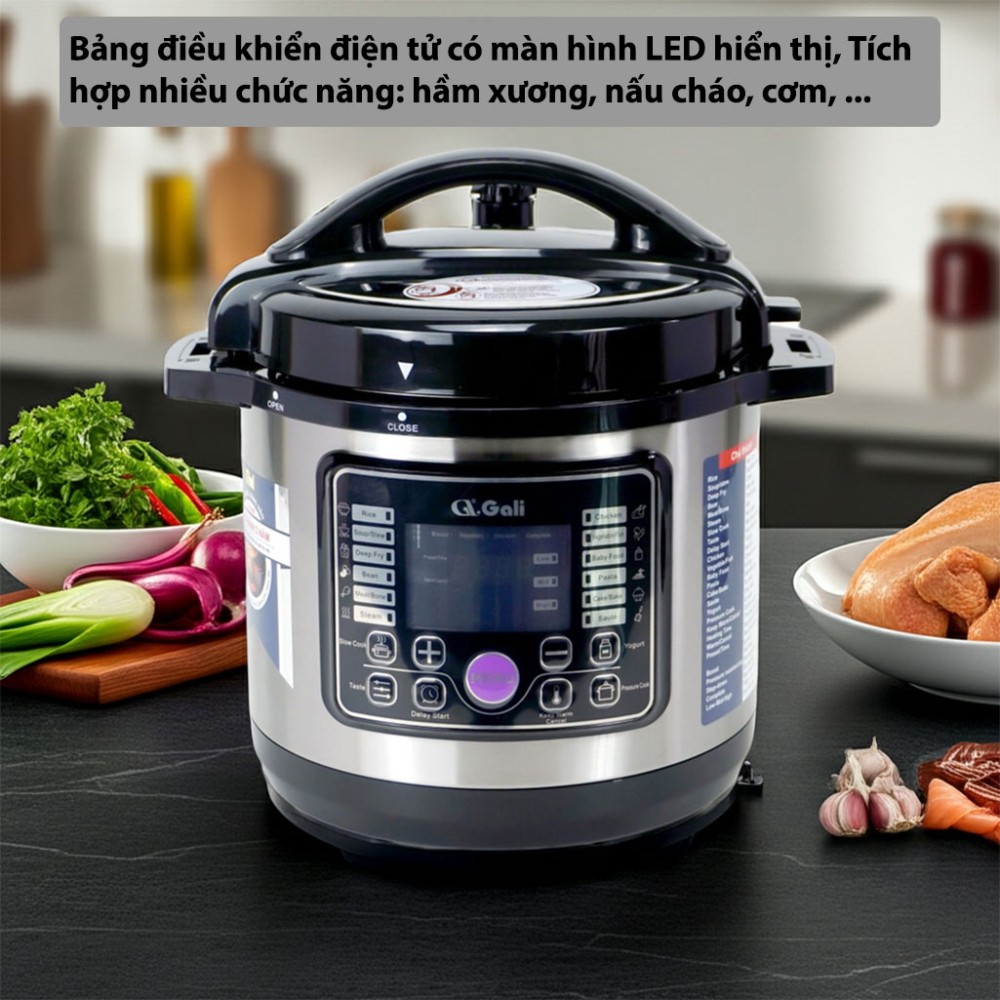 Nồi áp suất điện Gali GL-1606B - Hàng chính hãng