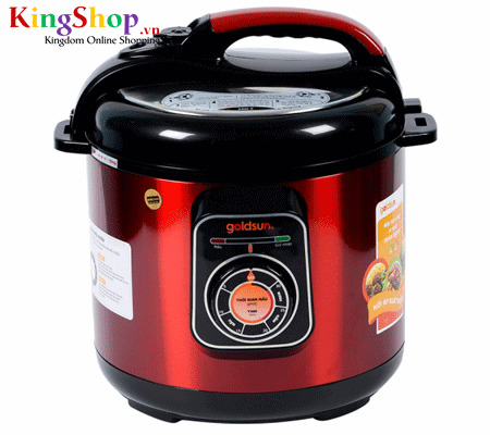 Nồi áp suất điện Goldsun EP-GHP61R - Công suất 1000W - Hàng chính hãng