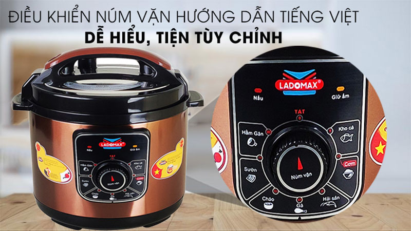 Nồi áp suất điện Ladomax HA-7860 - Hàng chính hãng