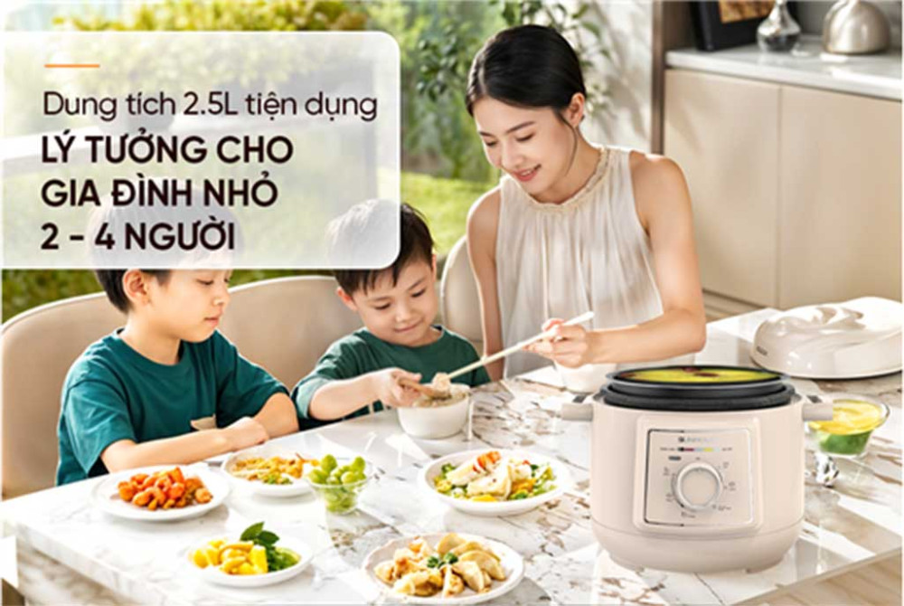 Nồi áp suất điện đa năng Sunhouse SHD-1520 - Hàng chính hãng