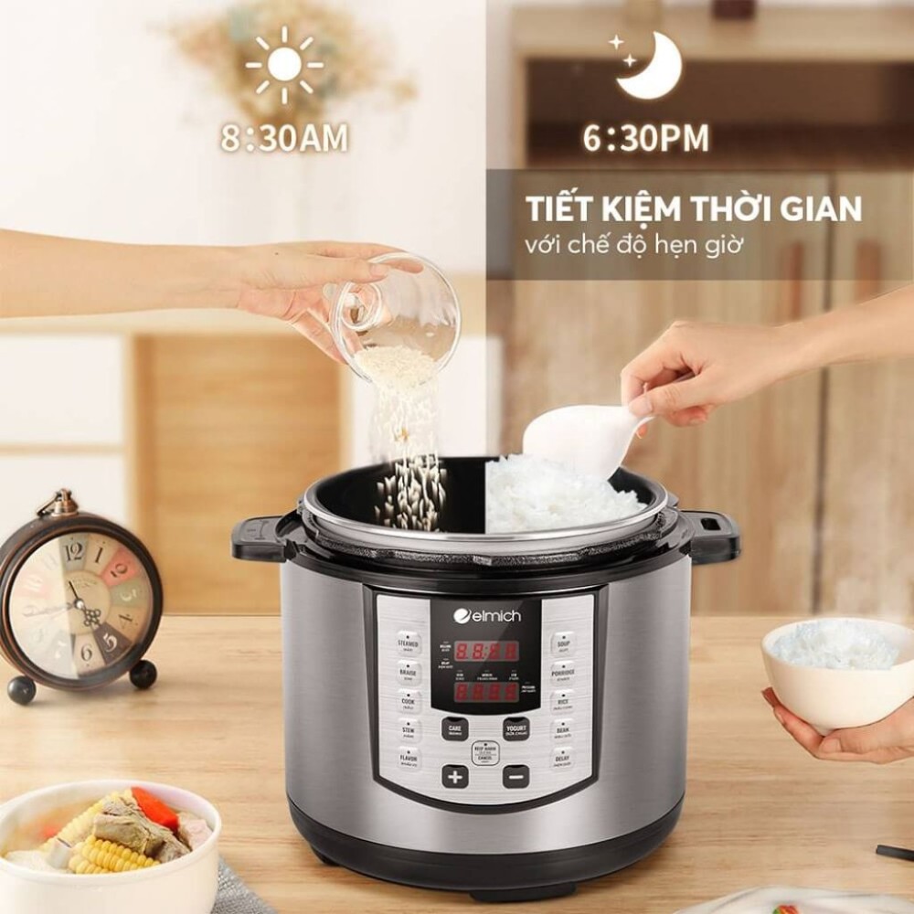 Nồi áp suất điện tử Elmich PCE-1809OL - Hàng chính hãng