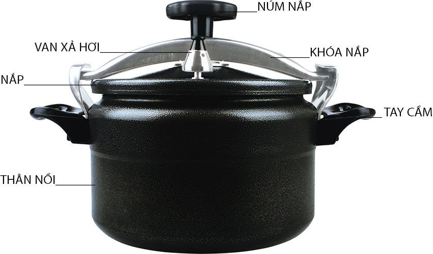 Nồi áp suất nấu gas Fujika FJAG196D - Hàng chính hãng
