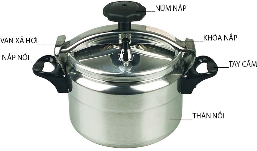 Nồi áp suất nấu gas Fujika FJ-AG199T - Hàng chính hãng