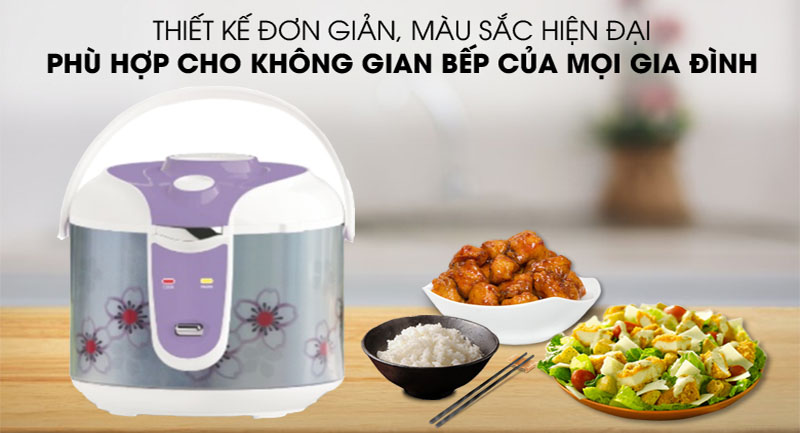 Nồi cơm điện nắp gài Benny BR-08H - Hàng chính hãng