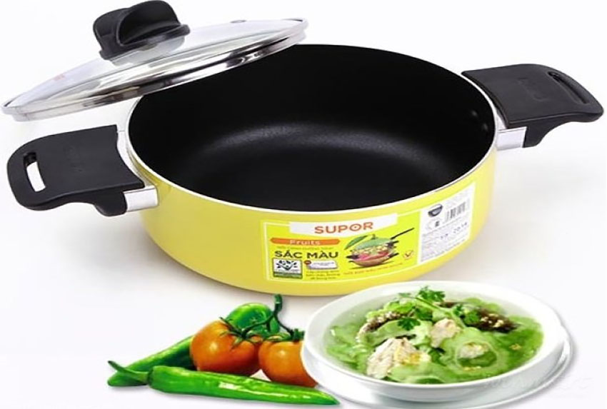 Nồi canh chống dính đáy từ sắc màu Supor S08A20IH - Hàng chính hãng