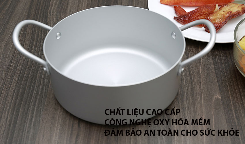Nồi canh nhôm oxy hóa mềm Healthy Supor HT08008-3  - Hàng chính hãng