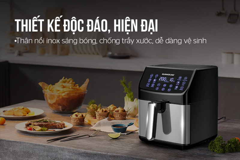 Nồi chiên không dầu Sunhouse SHD4087 - Hàng chính hãng