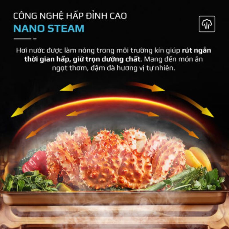 Nồi chiên hấp đa năng Olivo SF1600 - Hàng chính hãng