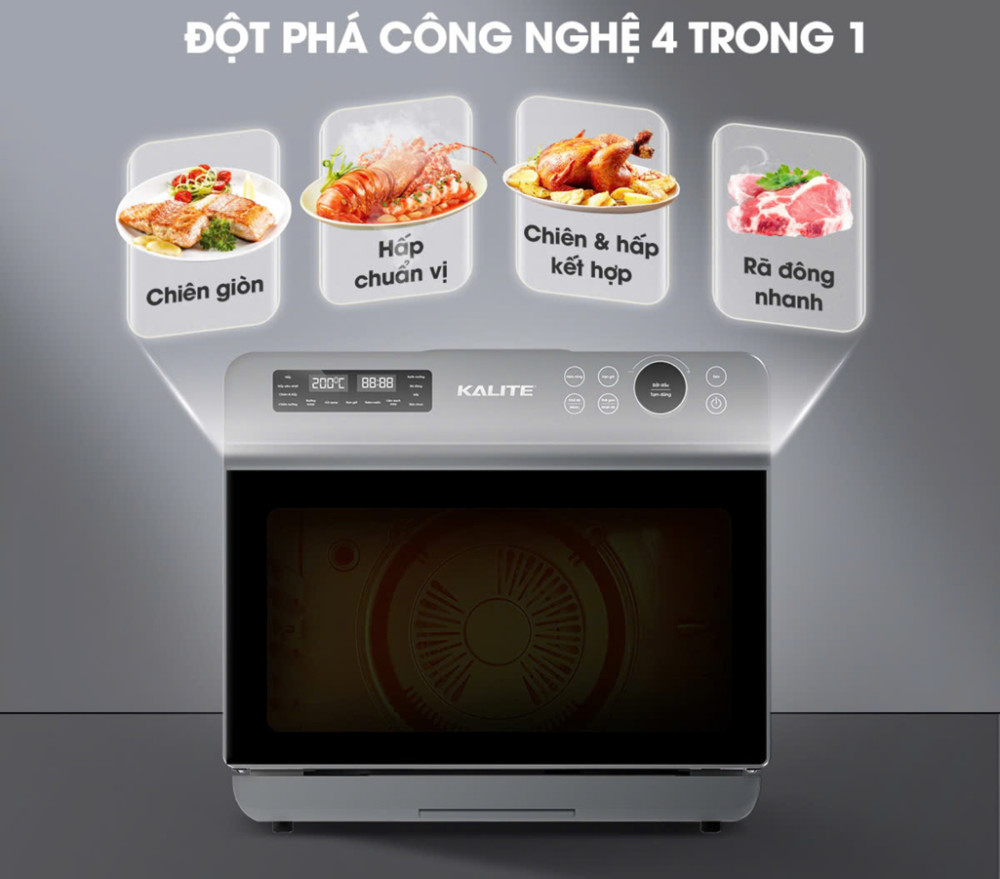 Nồi chiên hơi nước Kalite STEAM ULTRA 360 - Hàng chính hãng