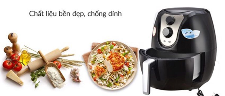 Nồi chiên không dầu 4L Perfect GLA-609B - Hàng chính hãng