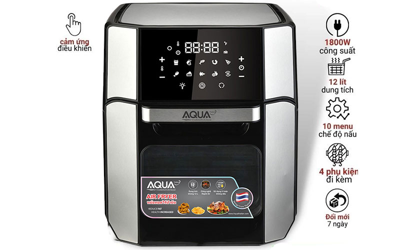 Nồi chiên không dầu điện tử Aqua HQ-779 - Hàng chính hãng