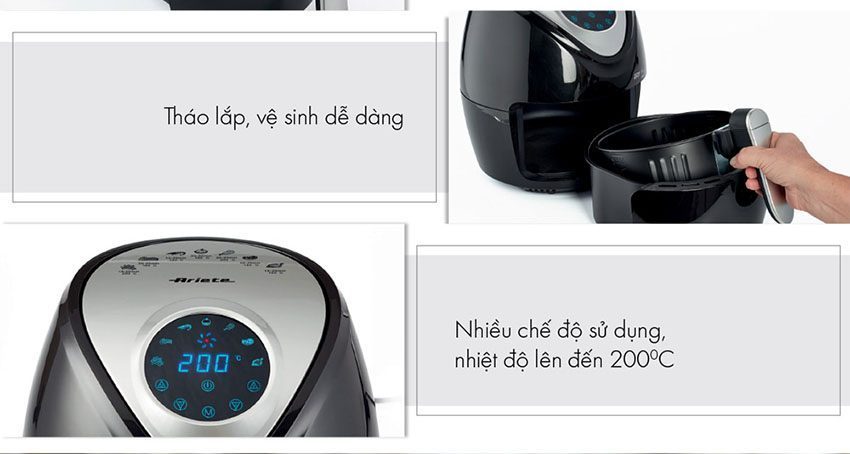 Nồi chiên không dầu Ariete MOD.4616 - Hàng chính hãng