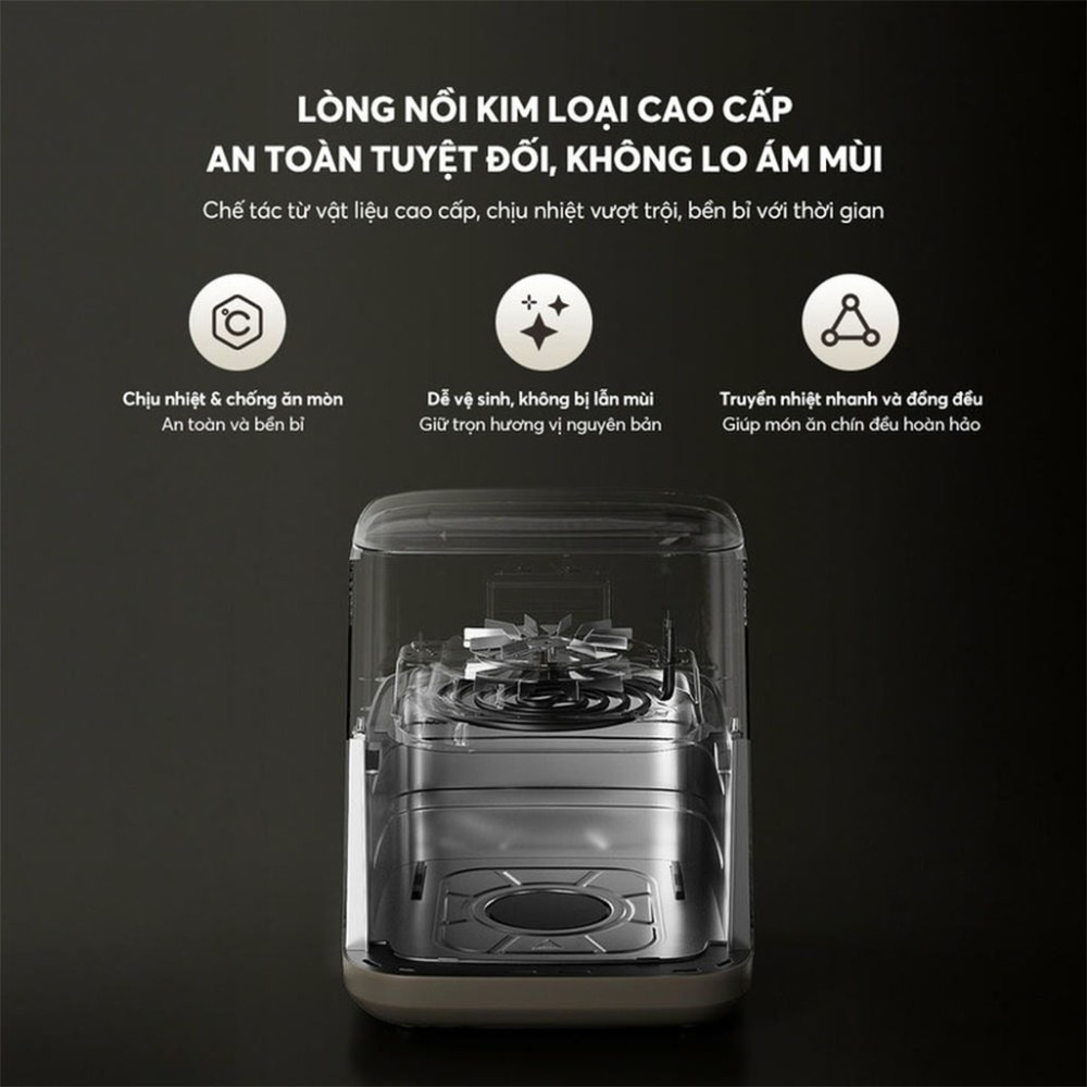 Nồi chiên không dầu Bear AF-5H20J75 6L - Hàng chính hãng