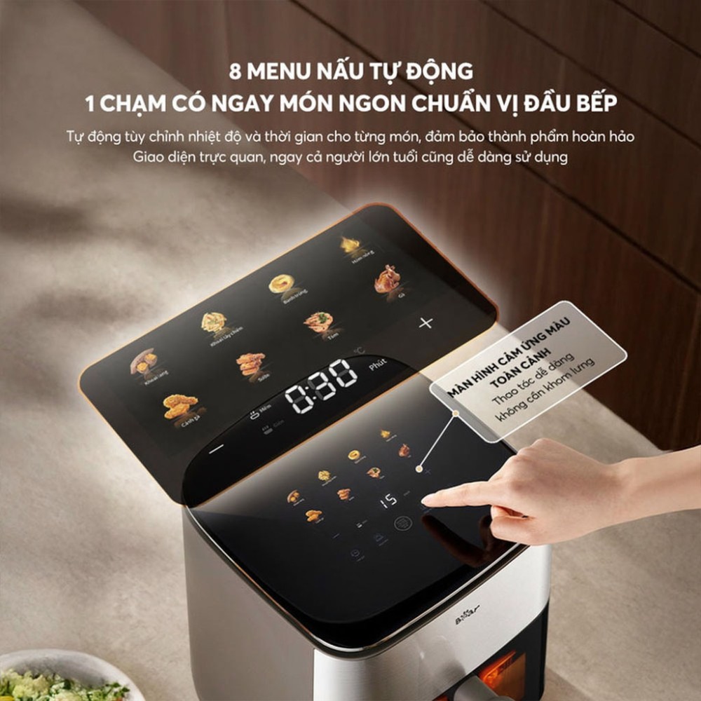 Nồi chiên không dầu Bear AF-5H20J75 6L - Hàng chính hãng