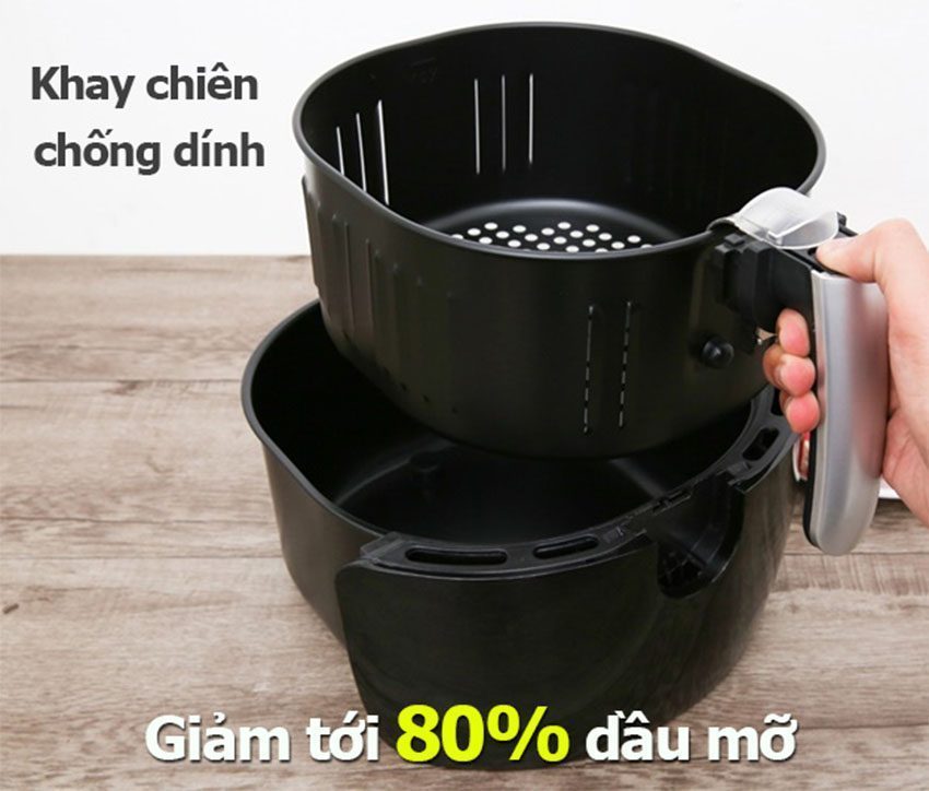Nồi chiên không dầu Bluestone AFB-5871 - Hàng chính hãng