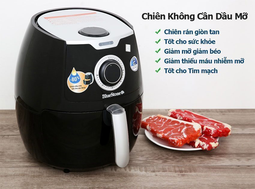 Nồi chiên không dầu Bluestone AFB-5871 - Hàng chính hãng