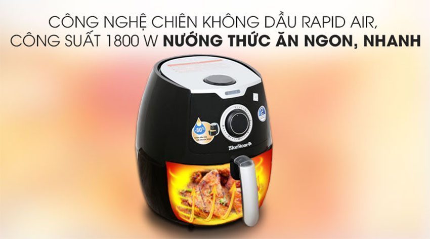Nồi chiên không dầu Bluestone AFB-5871 - Hàng chính hãng