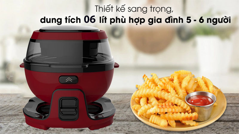 Nồi chiên không dầu Canzy CZ-AF07R - Hàng chính hãng