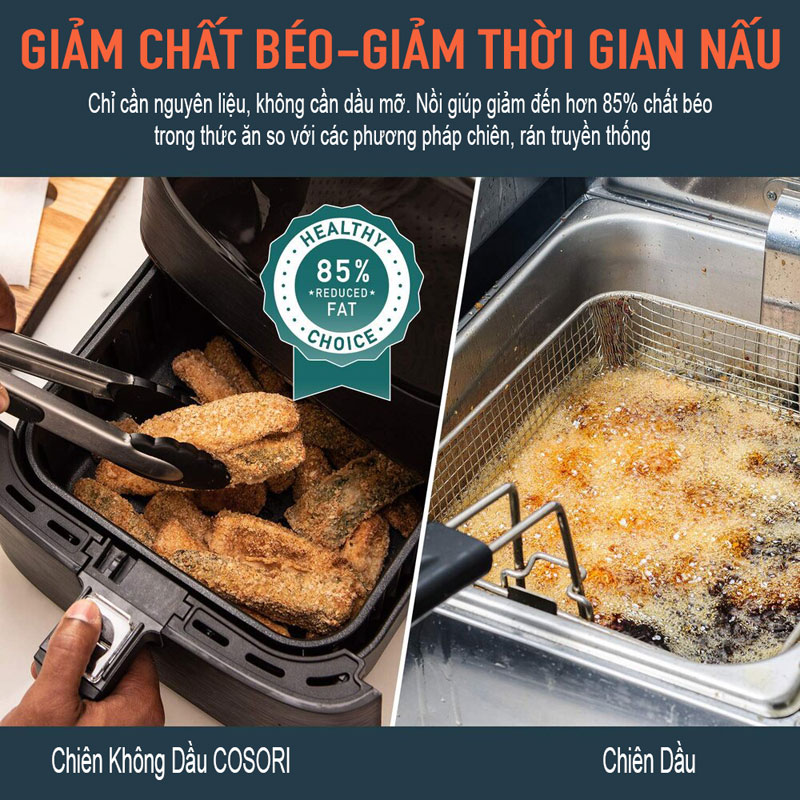 Nồi chiên không dầu Cosori CO158-AF - Hàng chính hãng