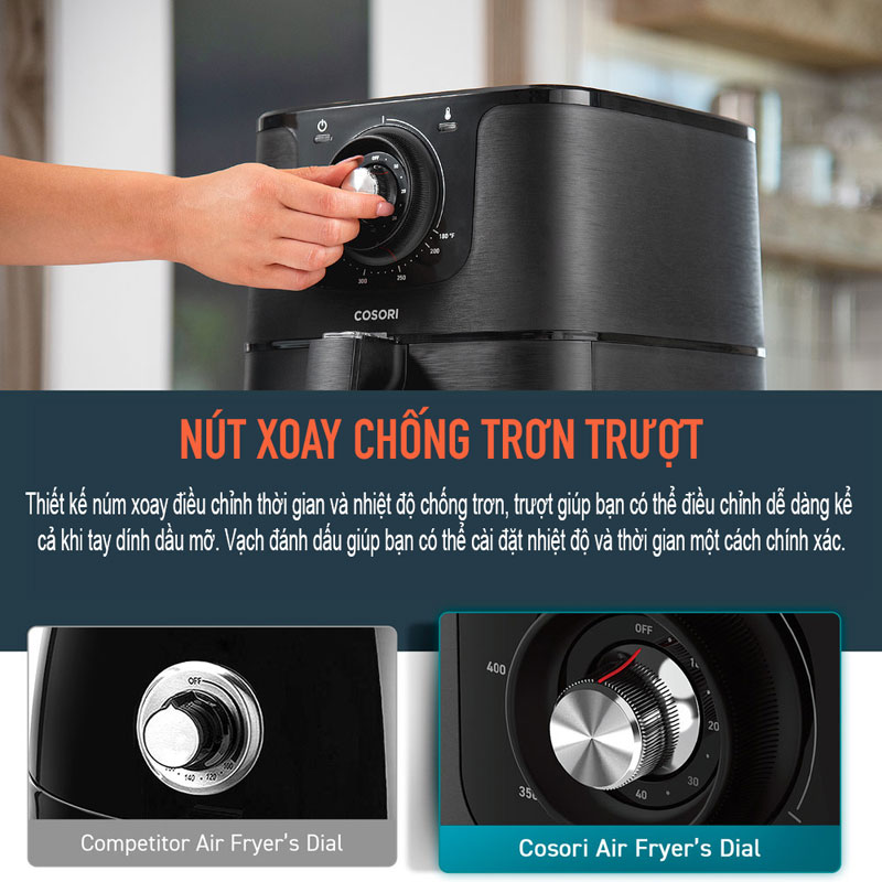 Nồi chiên không dầu Cosori CO158-AF - Hàng chính hãng