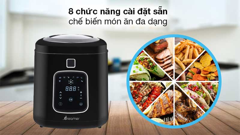 Nồi chiên không dầu Dreamer DF-S40B - Hàng chính hãng