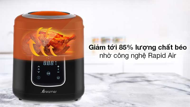 Nồi chiên không dầu Dreamer DF-S40B - Hàng chính hãng