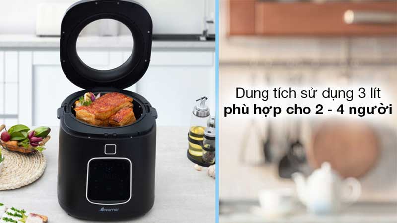 Nồi chiên không dầu Dreamer DF-S40B - Hàng chính hãng