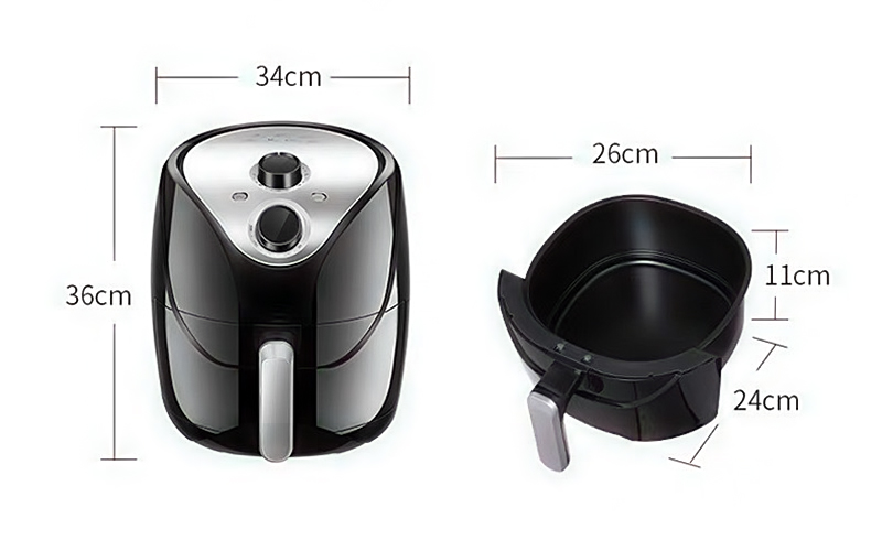 Nồi chiên không dầu Fedders HB8009 - Hàng chính hãng