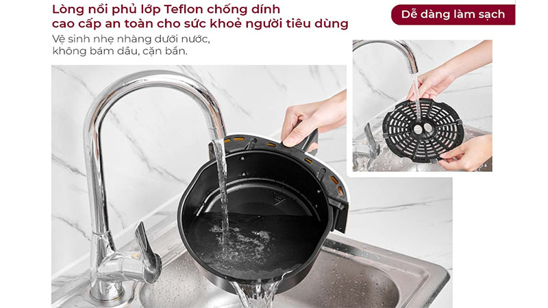 Nồi chiên không dầu Fujihome A4EB - Hàng chính hãng