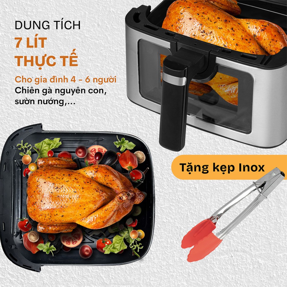 Nồi chiên không dầu Fujihome A7DH - Hàng chính hãng