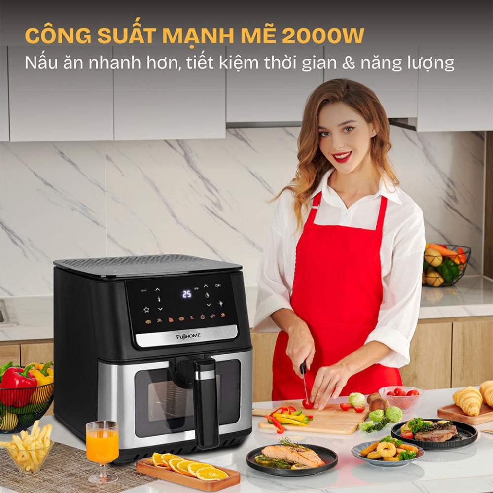 Nồi chiên không dầu Fujihome A7DH - Hàng chính hãng