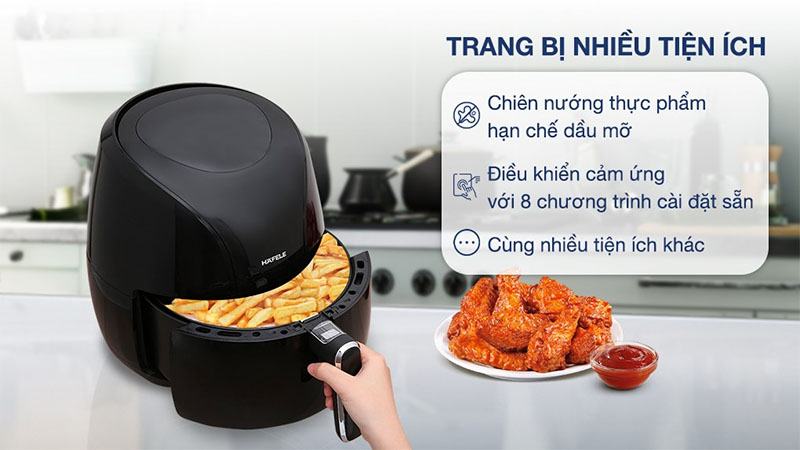 Nồi chiên không dầu Hafele HS-AF601B - Hàng chính hãng