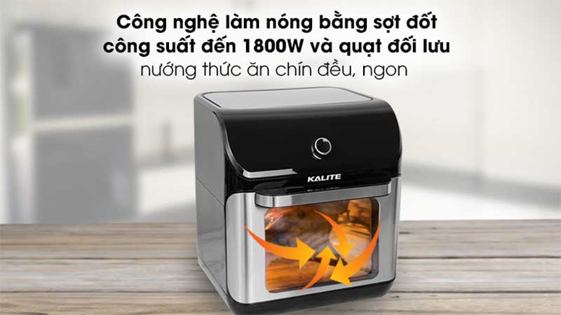 Nồi chiên không dầu Kalite Q12 - Hàng chính hãng