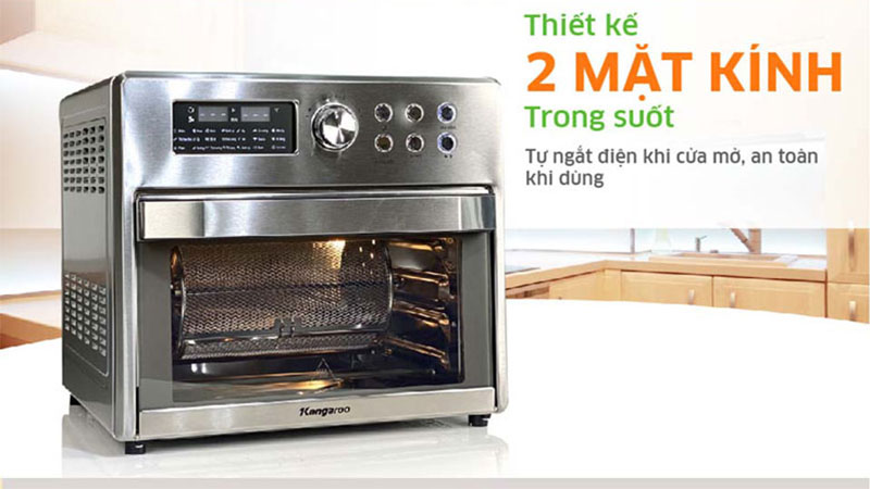 Nồi chiên không dầu Kangaroo KG15AF3A - Hàng chính hãng
