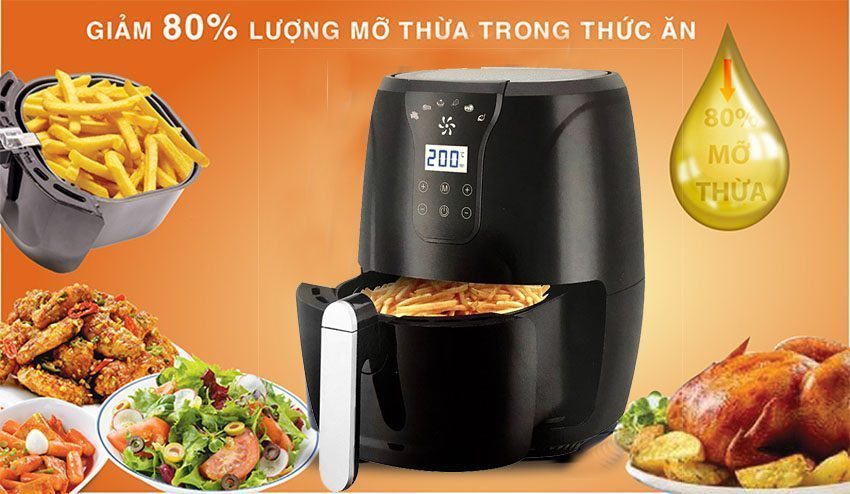 Nồi chiên không dầu Kawasima SPA201 - Hàng chính hãng