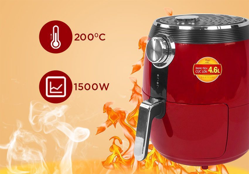 Nồi chiên không dầu Magic Korea A-802 - Hàng chính hãng