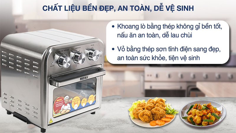 Nồi chiên không dầu Matika MTK-9311 - Hàng chính hãng