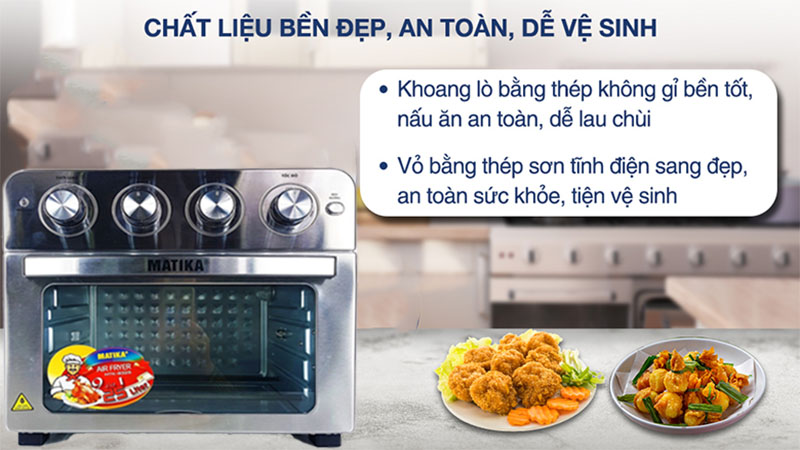 Nồi chiên không dầu Matika MTK-9325 - Hàng chính hãng