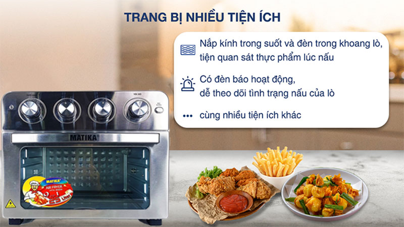 Nồi chiên không dầu Matika MTK-9325 - Hàng chính hãng