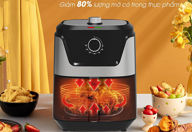 Nồi chiên không dầu Ferroli FAF-5.0M - Hàng chính hãng