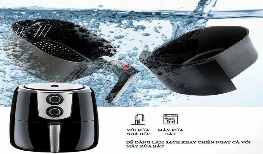 Nồi chiên không dầu Mishio MK-141 - Hàng chính hãng