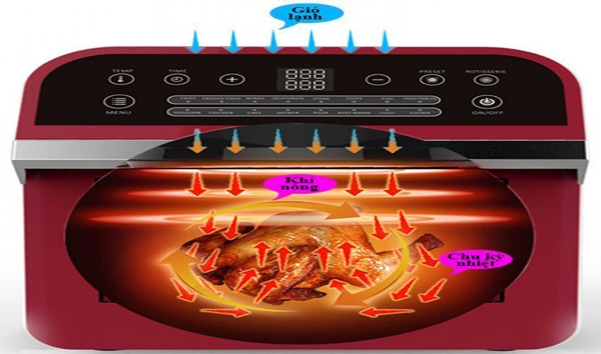 Nồi chiên không dầu Mishio MK-55 - Hàng chính hãng