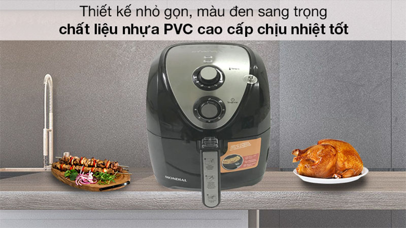 Nồi chiên không dầu Mondial AF-50-BI - Hàng chính hãng
