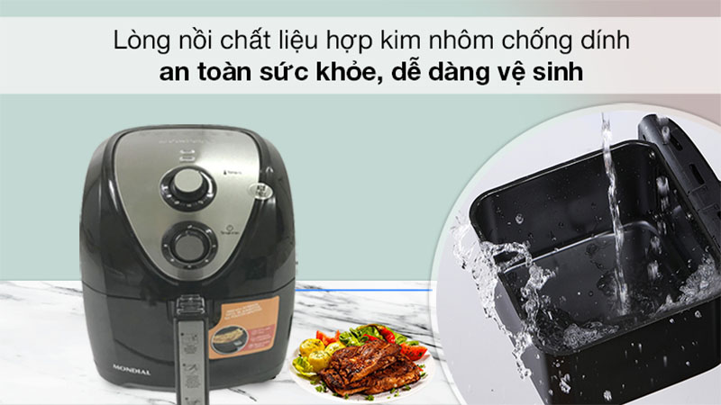Nồi chiên không dầu Mondial AF-50-BI - Hàng chính hãng