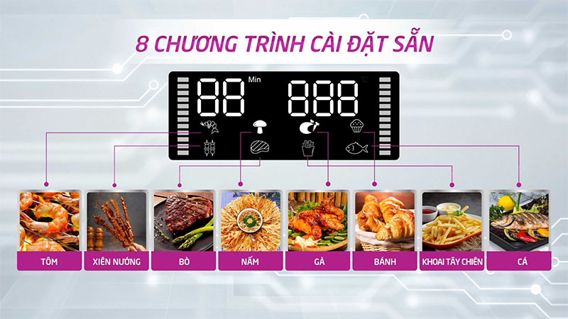 Nồi chiên không dầu Mutosi MF-99D - Hàng chính hãng