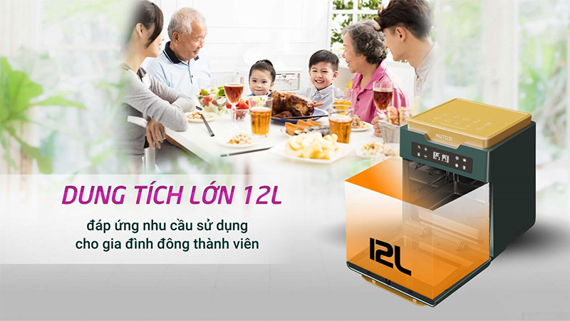Nồi chiên không dầu Mutosi MF-99D - Hàng chính hãng