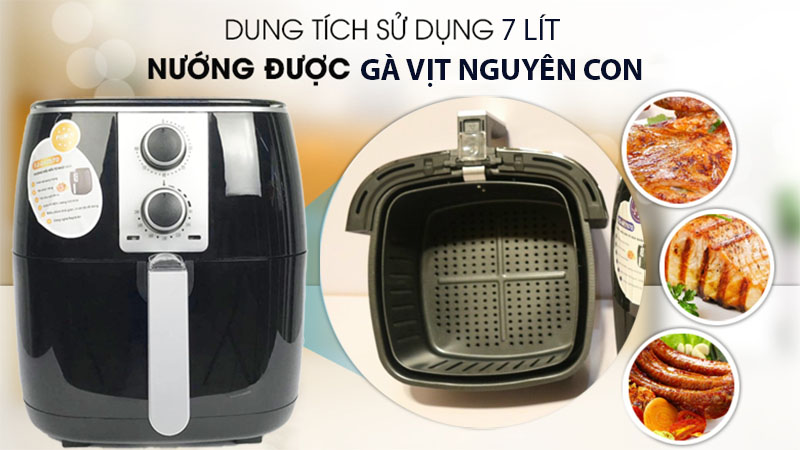 Nồi chiên không dầu NK Media MD-AF7970 - Hàng chính hãng