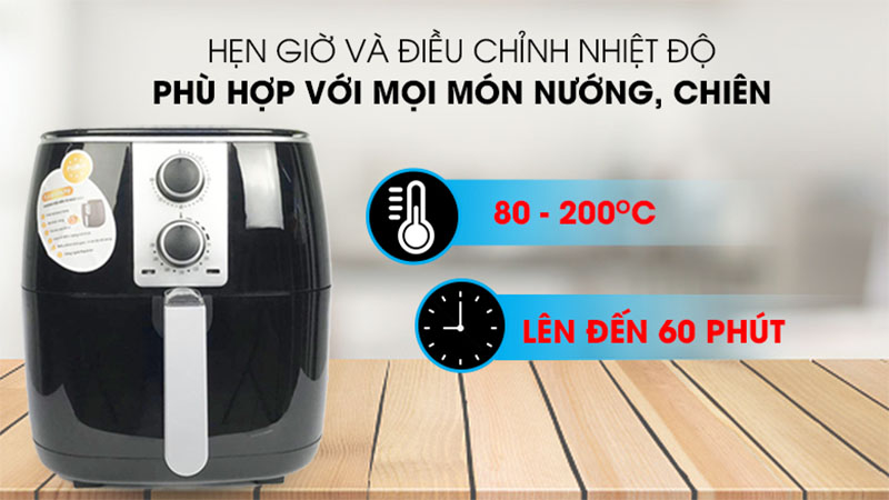 Nồi chiên không dầu NK Media MD-AF7970 - Hàng chính hãng
